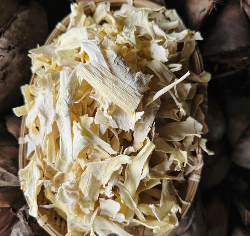 Củ hủ dừa sấy khô